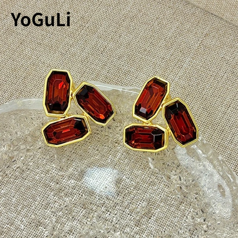 

Fashion Jewelry Luxury Temperament Geometric Triangle Earrings For Women Female Gifts Simply Design Ear Accessories Hot Sale