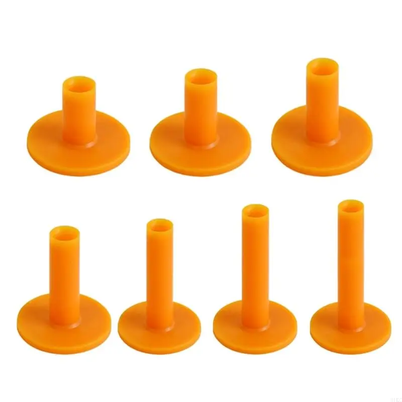 31KC 10Pcs Golfing Tees Holder for Driving Ranges Slip Resistant Rubber Golfing Tees Holder for Indoor Outdoor Practice Mat