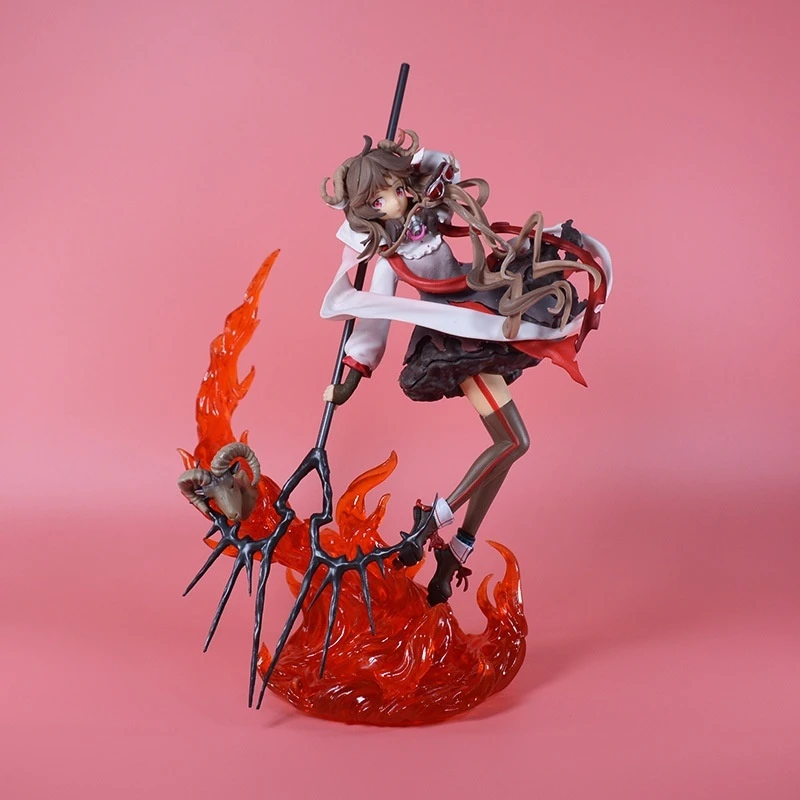 

26CM Eyjafjalla Figure Anime Arknights PVC Model Gk Statue Collectible Toy Desk Decoration Doll Children Gift