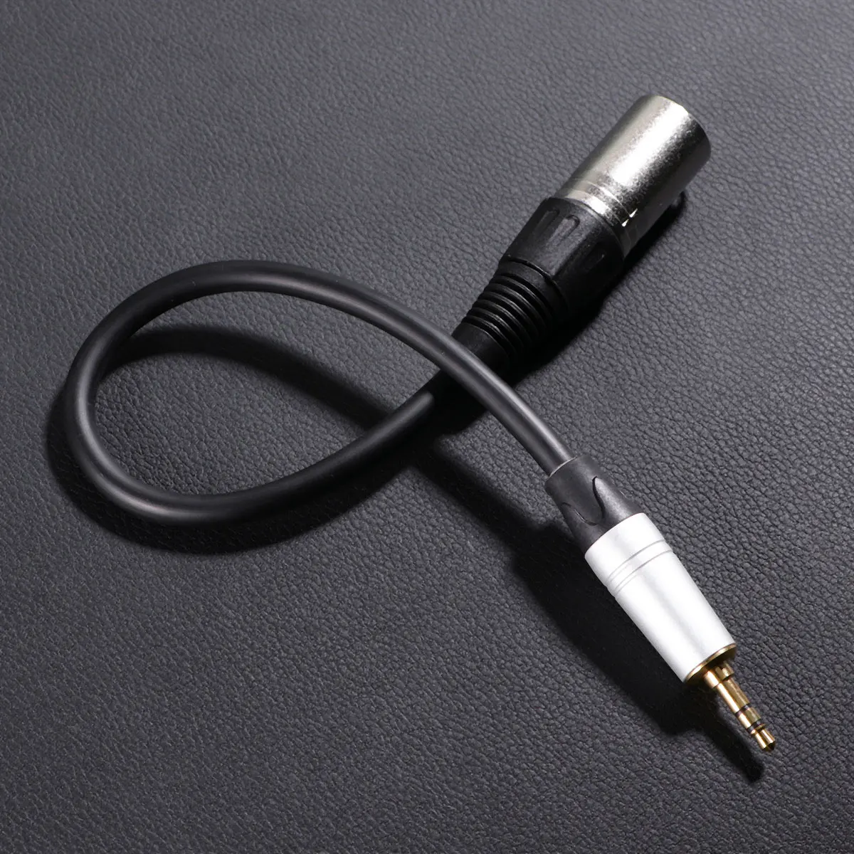 

0.3M Professional Audio Cable 3.5Mm Mono Female To Xlr Male Plug Microphone Adapter With Molding Shield For Cameras And PCs
