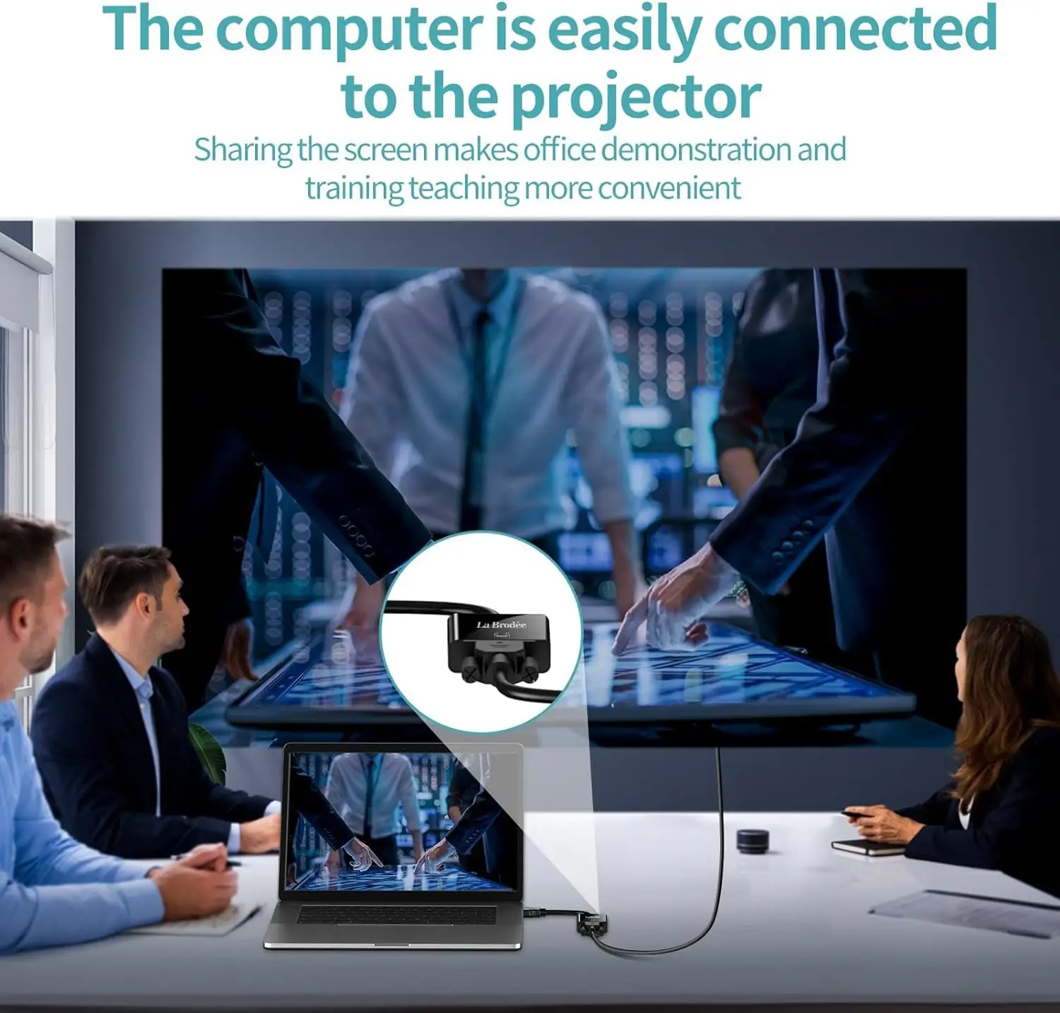 20パック HDMI to VGA アダプター - 1080P HDMI コンピューター to VGA モニター アダプター（コンピューター、ラップトップ、デスクトップ、PC、モニター、HDTV、Xbox用）