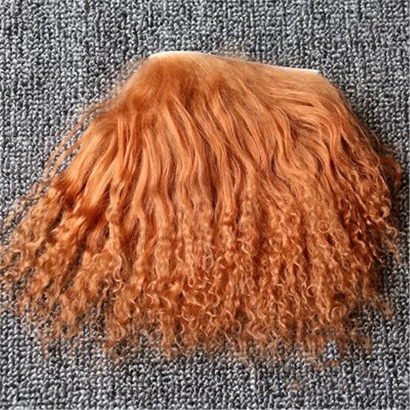 24 Colors Sheepskin Wool Lamb Hair for BJD SD 1/8 Dolls Wigs Top Quality Reborn Doll Pure Mohair Handrooted DIY Hair Accessory