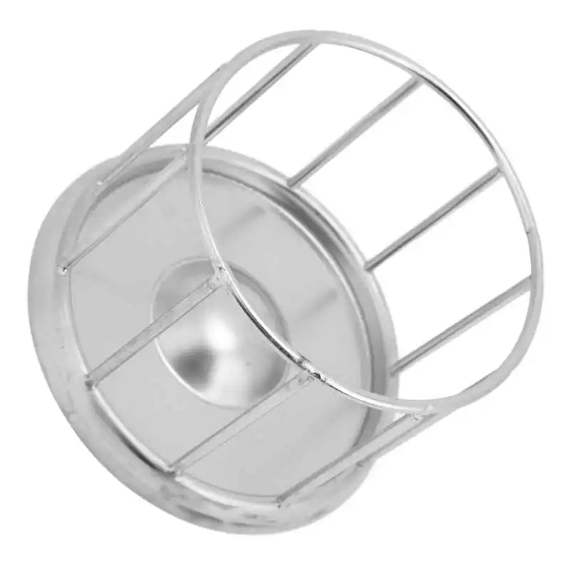 Stainless Steel Tortoise Feeder Round Railing Shape Evenly Scatter Safe Reasonable Tortoise Feeding Basin for Pet Store for