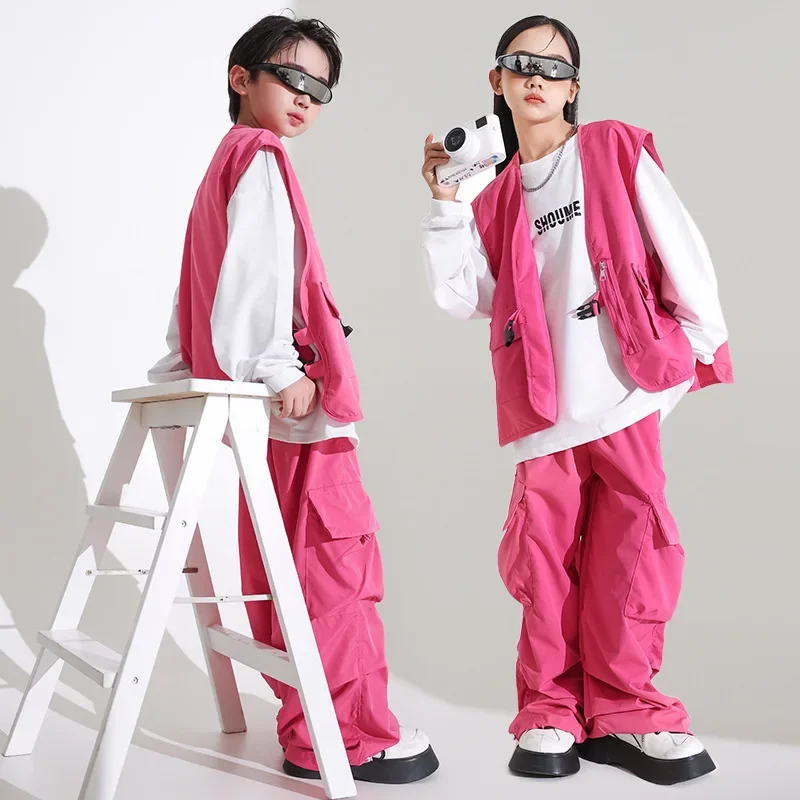 

Girls' Jazz Dance Costume Handsome Performance Costume Set Children's Walk Show Stage Trend