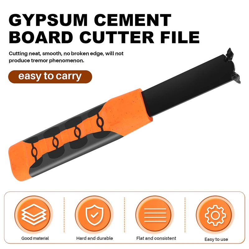 LUDA Gypsum Cement Board Cutter File Knife Portable Ceiling Calcium Silicate Board Partition Wall Cutter Home Hand Tool