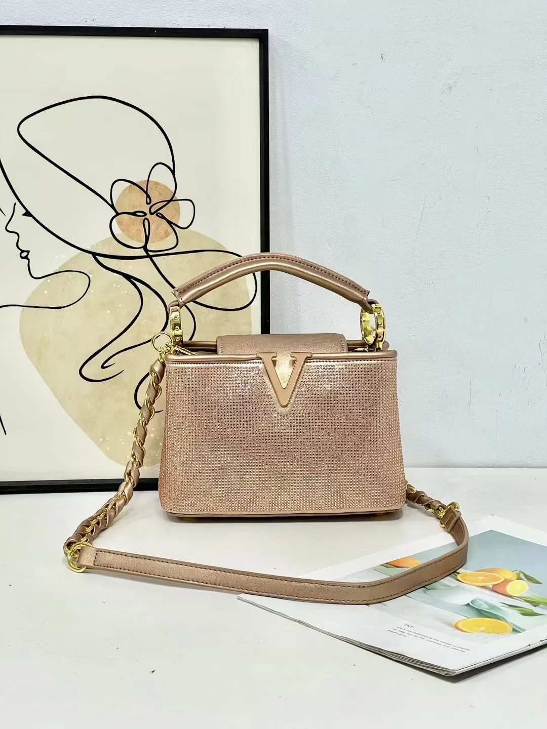Luxury Versatile Crossbody Designer Diaper Bag Women Fashionable Large Capacity Tote Elegant Shoulder Bag For Hands-Free Chic - view 6