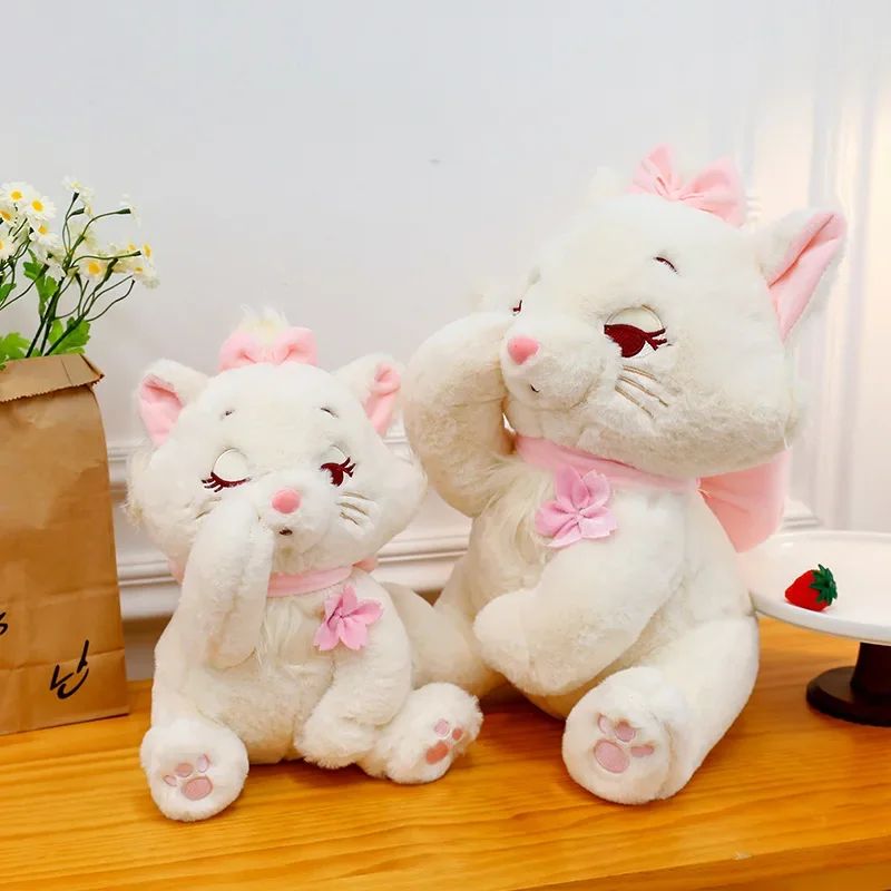 15/33cm Disney Duchess Marie Cat Plush Toys Anime Doll Cute Kawaii Plushie Pink Cartoon Animal Stuffed Gift Children Christmas