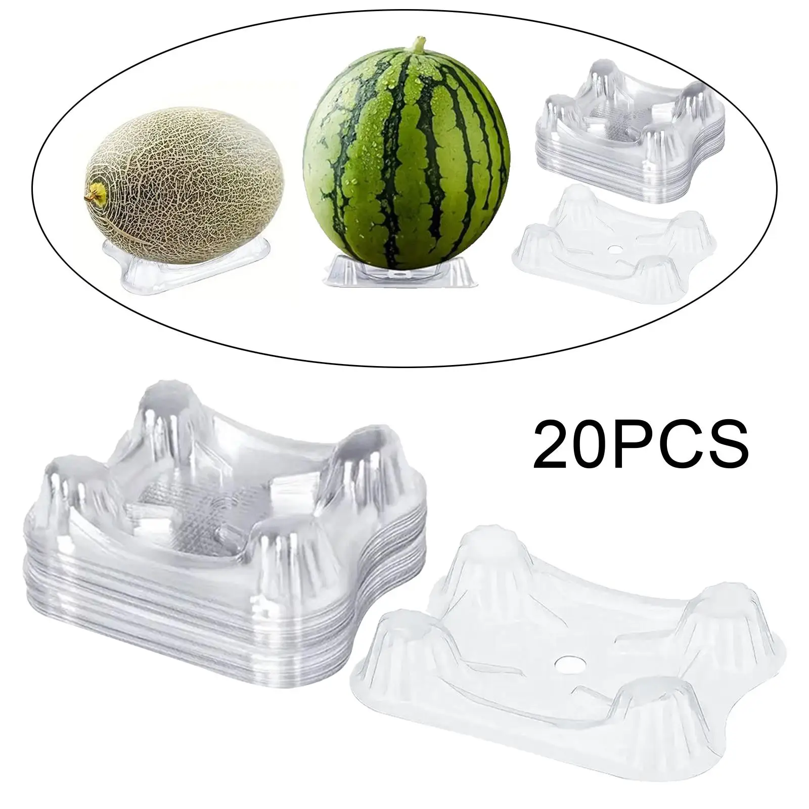 Melon Support Cradle Tray Cages Watermelon Holder Garden Plant Support for Watermelon Cantaloupe Fruit Strawberry Courgette