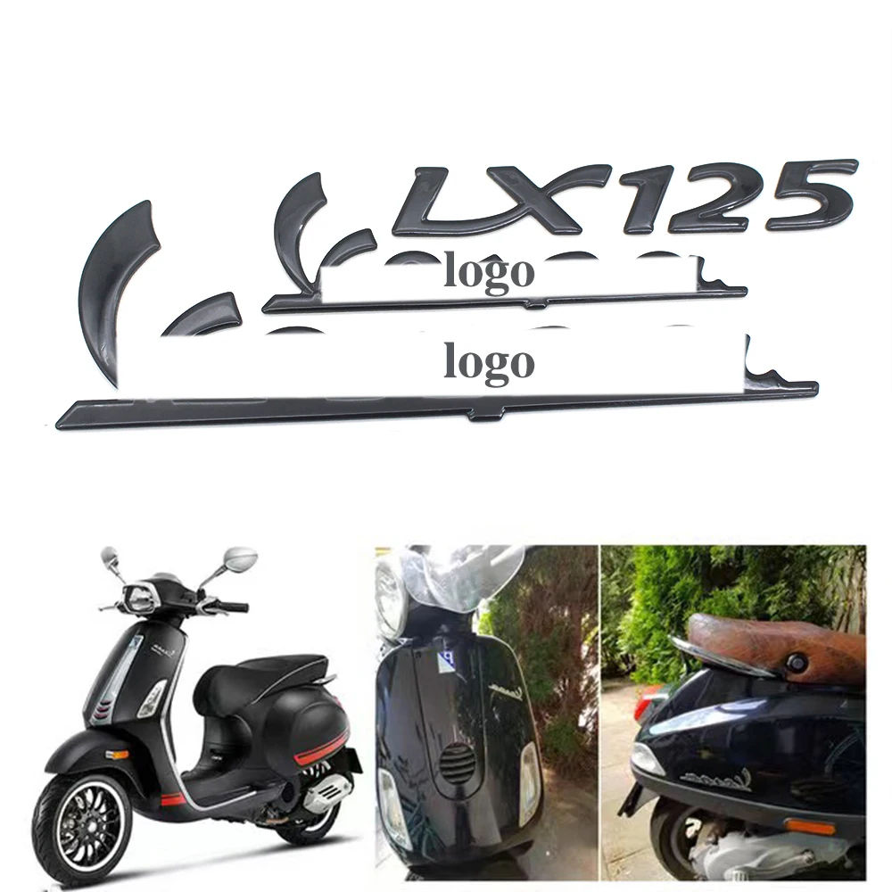 

Pokhaomin Motorcycle 3D Emblem Badge Sticker Decal PVC Tank Wheel Stickers Fit for LX125 LX150 LX 125 LX 150