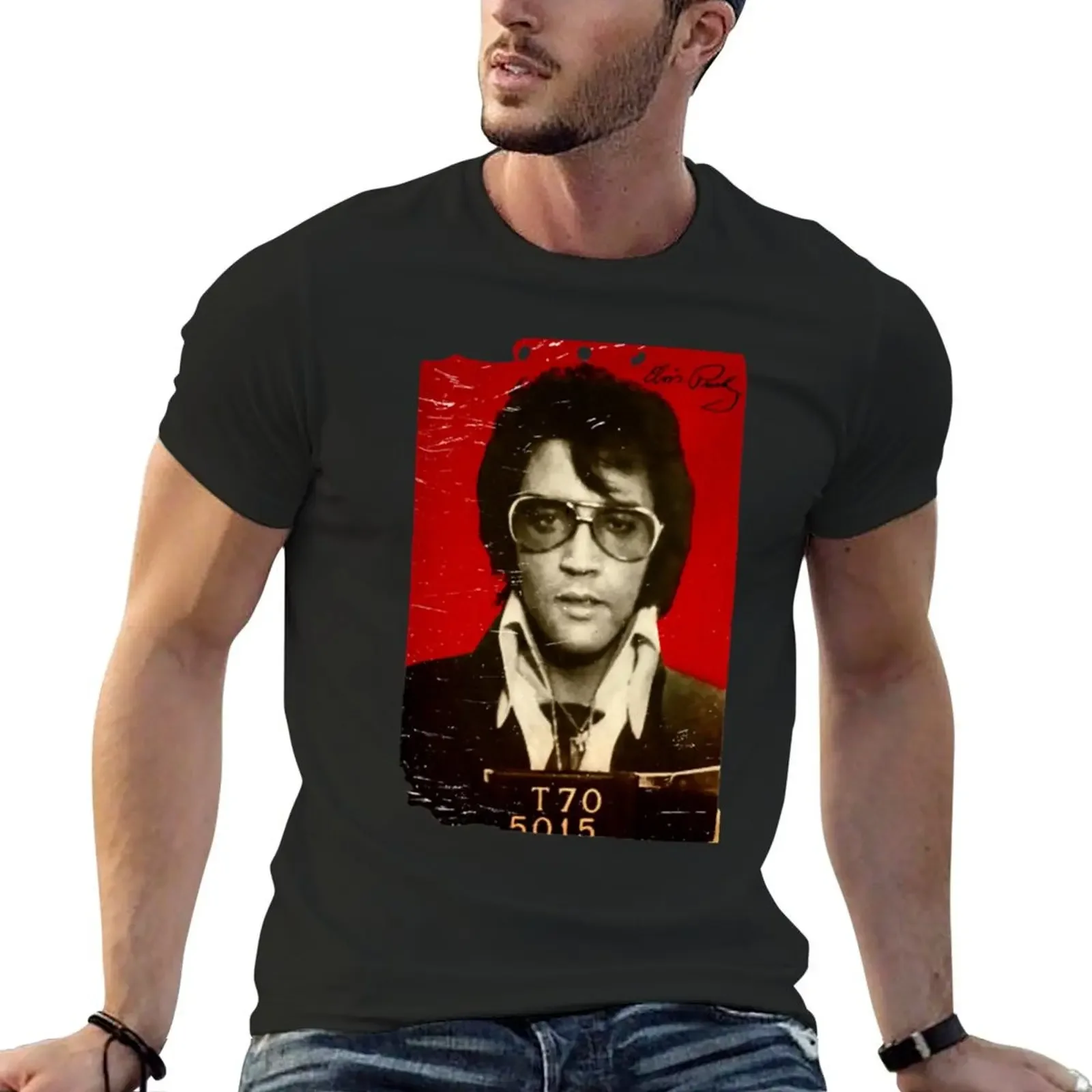 The King's Arrest Mugshot T-Shirt graphic shirts graphic t shirts men clothings