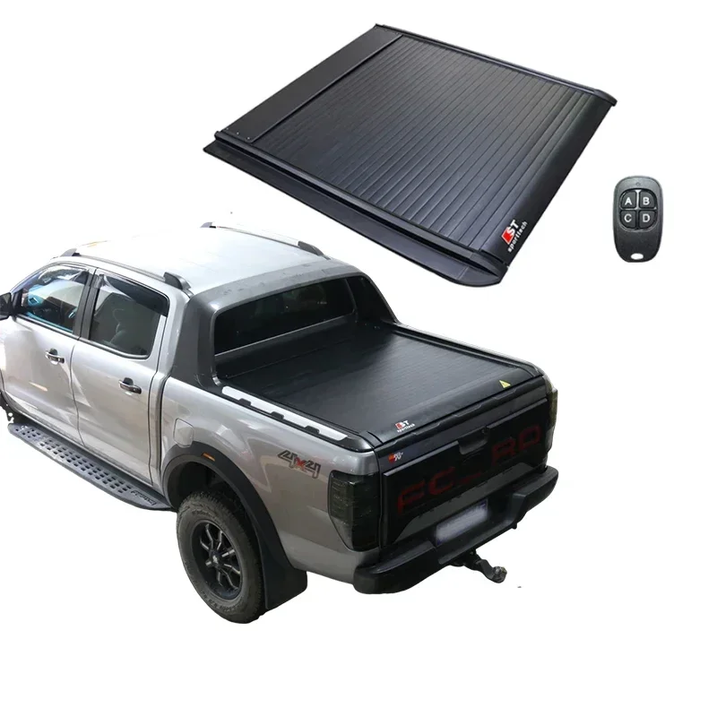 

roller lid pickup Pickup Truck Bed cover Aluminum roller shutter electric tonneau cover for Toyota Tacoma