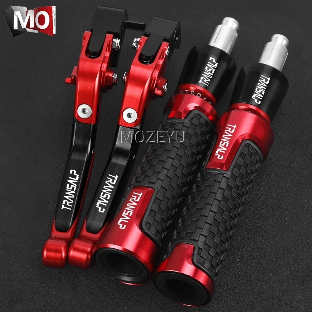 For Honda XL 700 V Transalp XLV 700 2008 2013 2012 2011 2010 2009 Motorcycle Brake Clutch Levers 7/8'' 22mm Handlebar grips ends