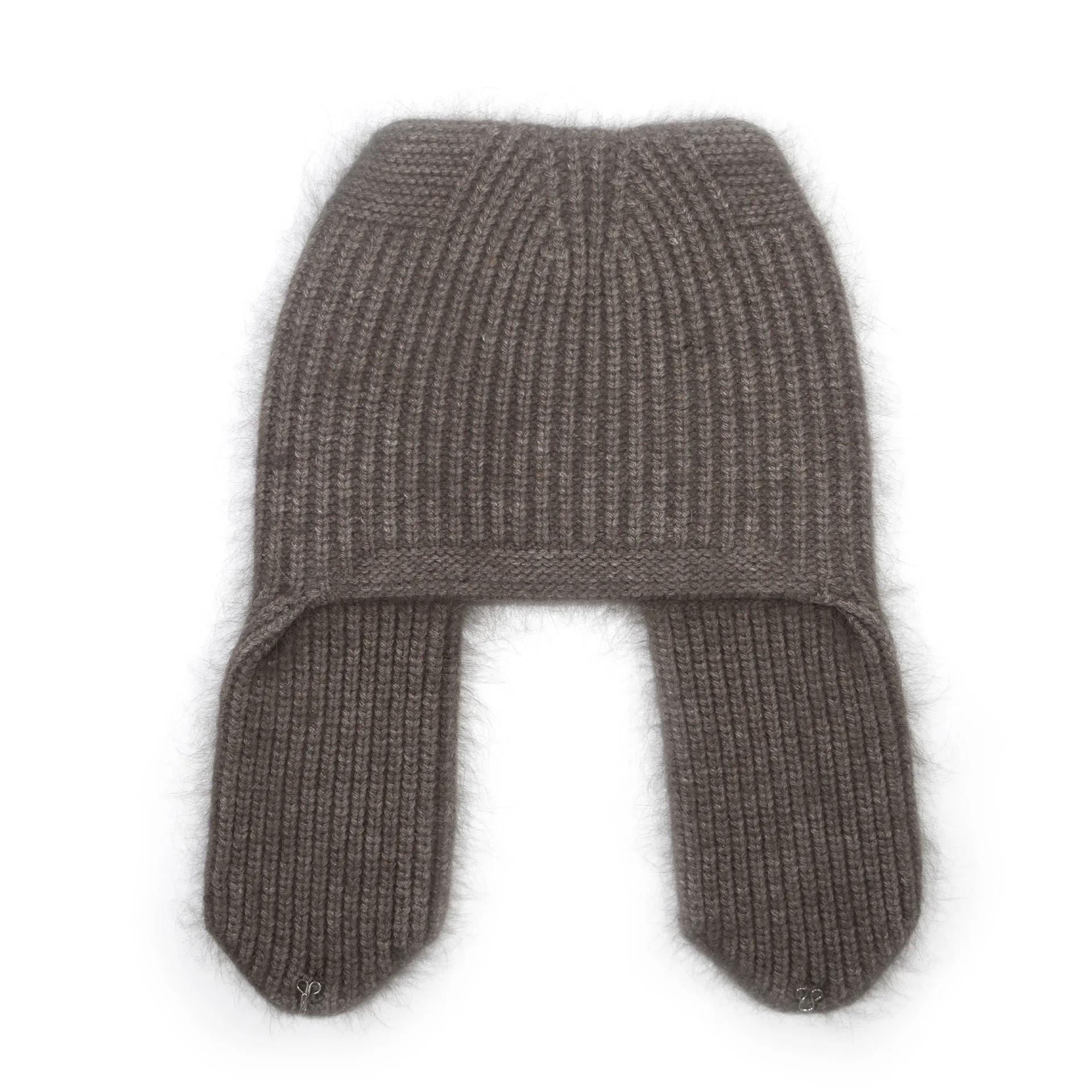 

Ear Flaps Beanie Cat Ear Caps Rabbit Hair Knitted Hat Winter
