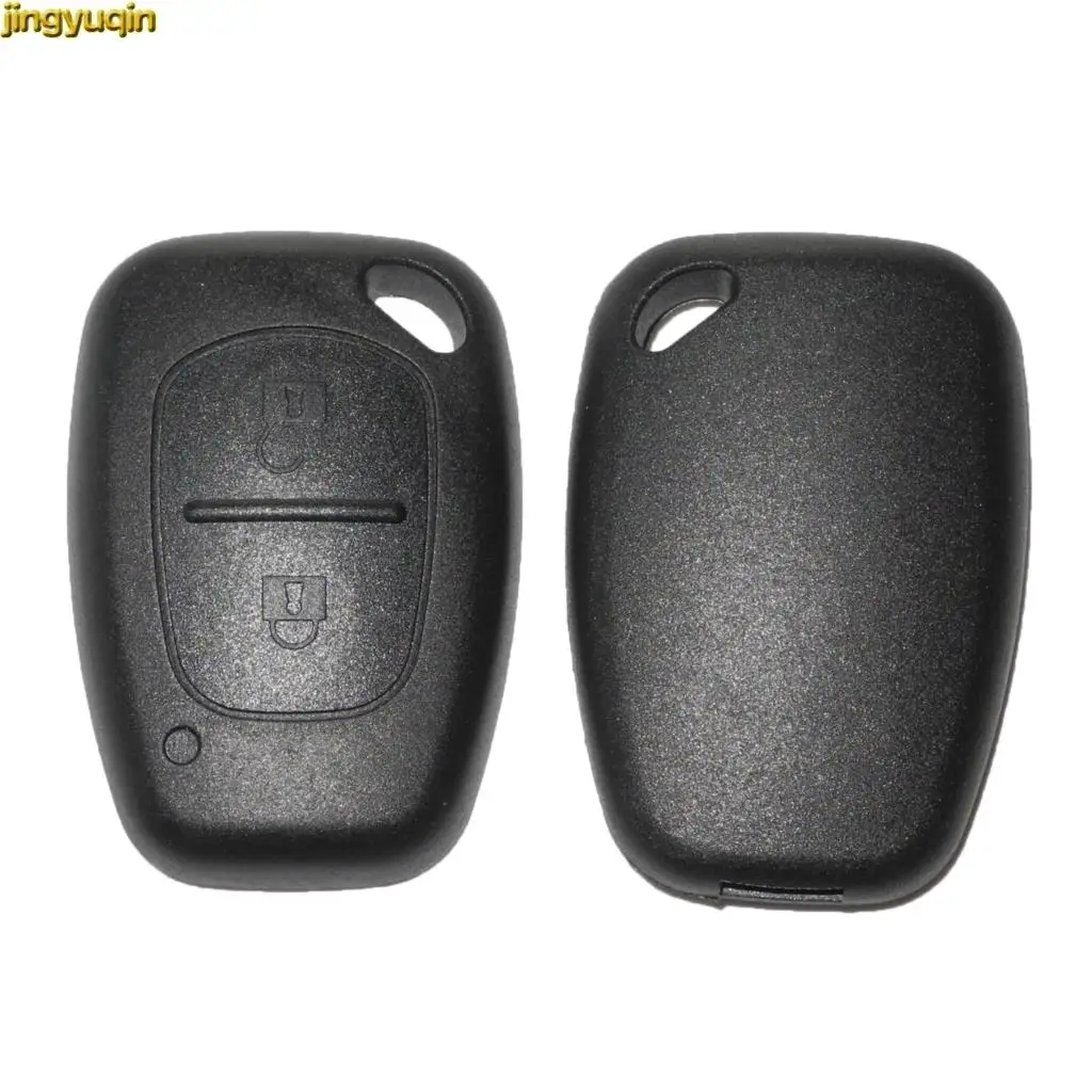 Jingyuqin 100pcs 2BTN Remote Car Key Fob Shell For Renault Traffic Kangoo Vauxhall Opel Vivaro Movano Nissan Primastar 2005 Case