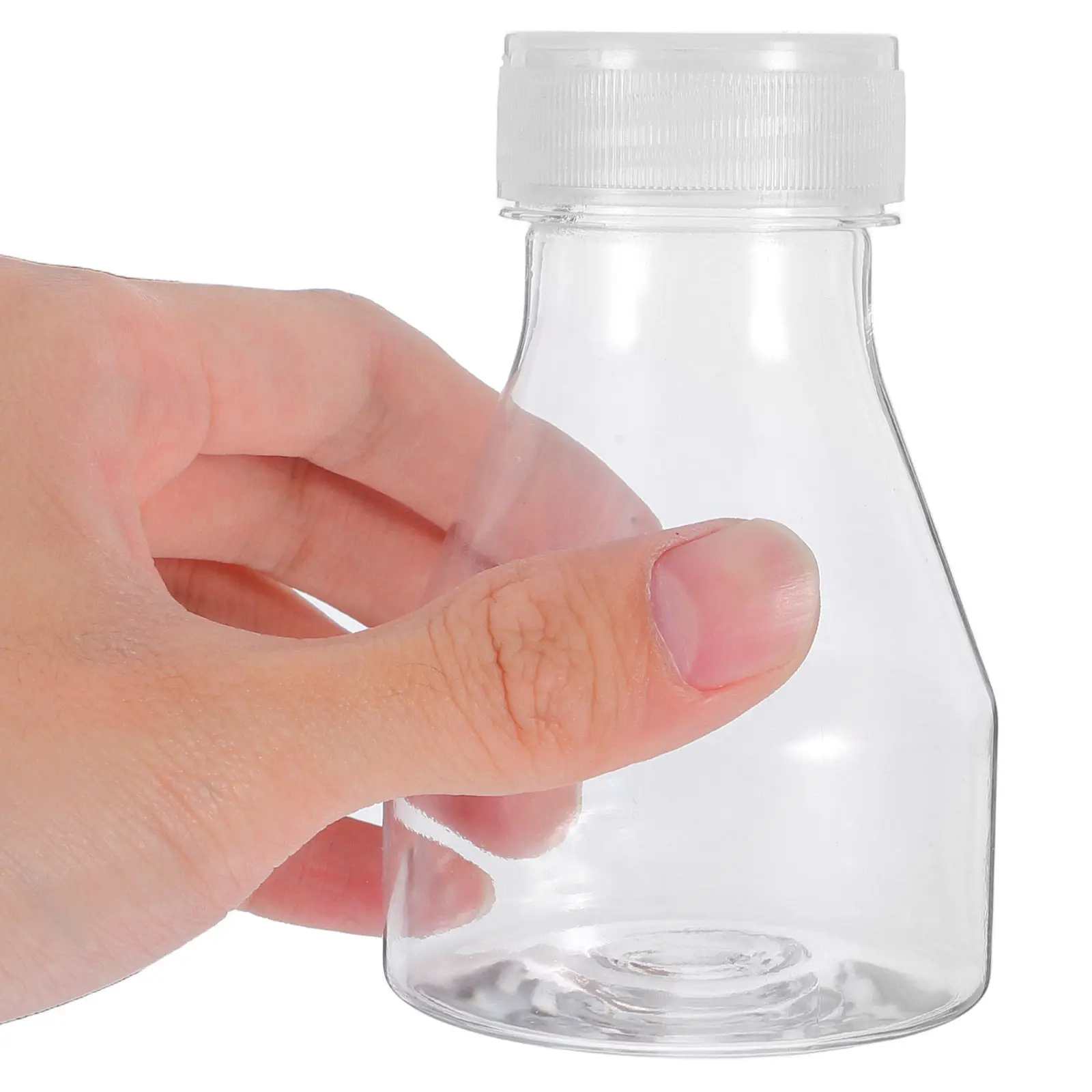 

2 Pcs Flask Laboratory Use Plastic Bottles for Sample Preservation Cell Culture Containers
