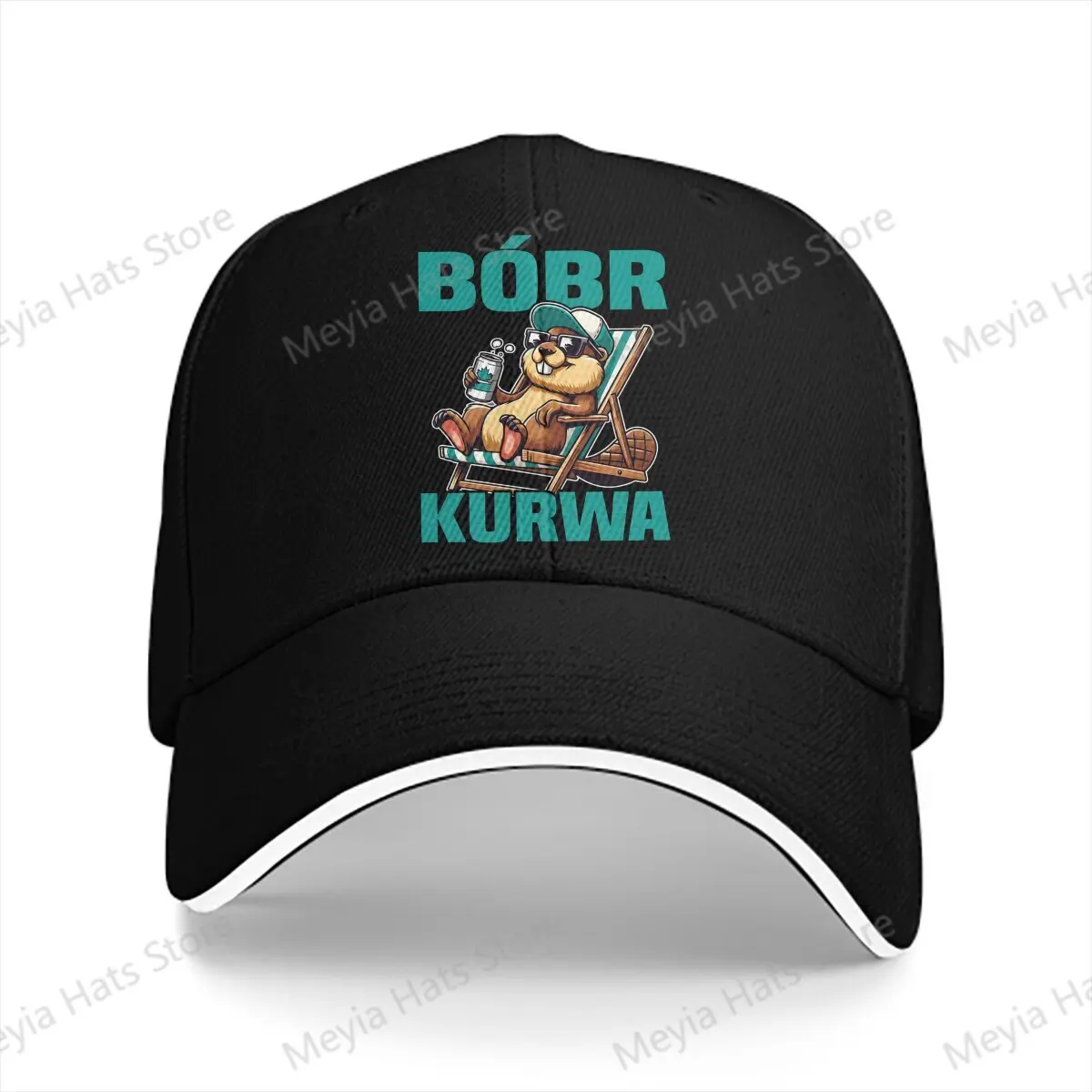 

Polish Yakie Bydle Bober Meme Bobr Kurwa Game Baseball Cap Men Hats Women Visor Cycling Snapback Caps