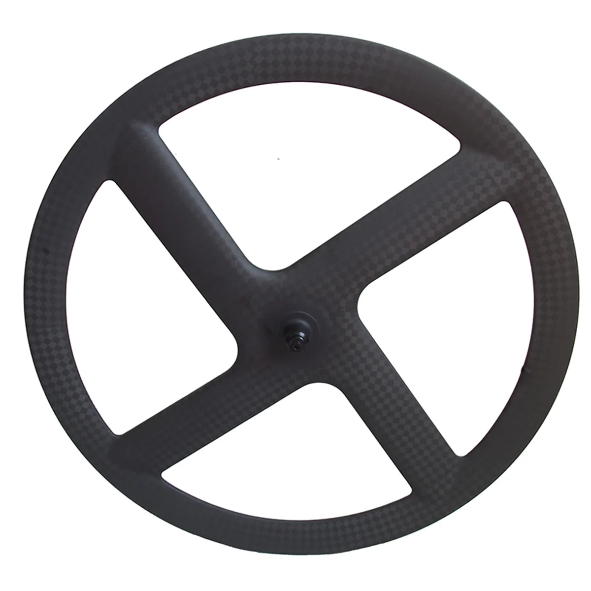 

700C Fixed Gear Track Road Bike 4 Spokes Wheelset Carbon Fiber Racing Bicycle Wheels Clincher Tubular Rim Width 23mm Depth 41mm