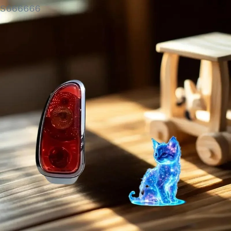 Blue Cat Charming Vinyl Sticker for Car Window and Motorcycle Fuel Tank Front Fairing, 1 Piece Waterproof Decal for Scooter