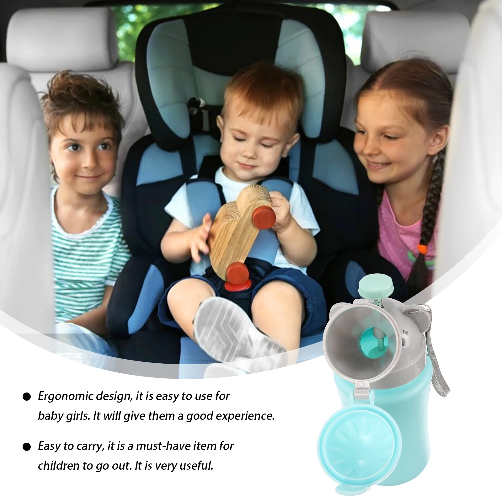 Car Urinal Camping Toilet Potty Training for Boys Portable Travel Kid Toddler Pp Toddlers Baby