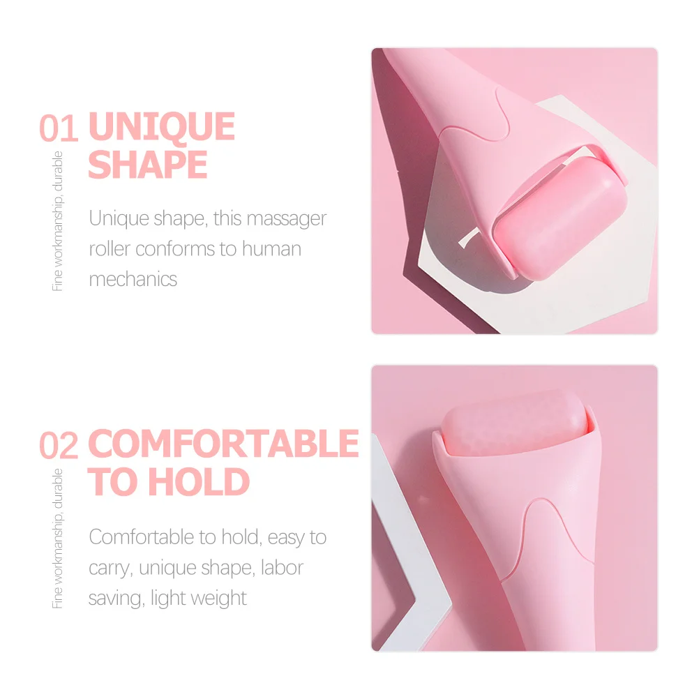 顔用冷湿布フェイシャルローラーポータブルフェイスアイマッサージツールむくみクマ緩和スキンケア