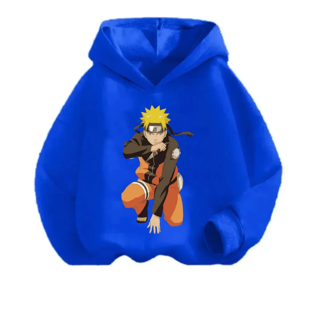 

2025 Naruto Brand Printed Children's Sets Sport Warm Colors Two Pieces Autumn and Winter Comfortable Leisure Hoodie Hot Sale
