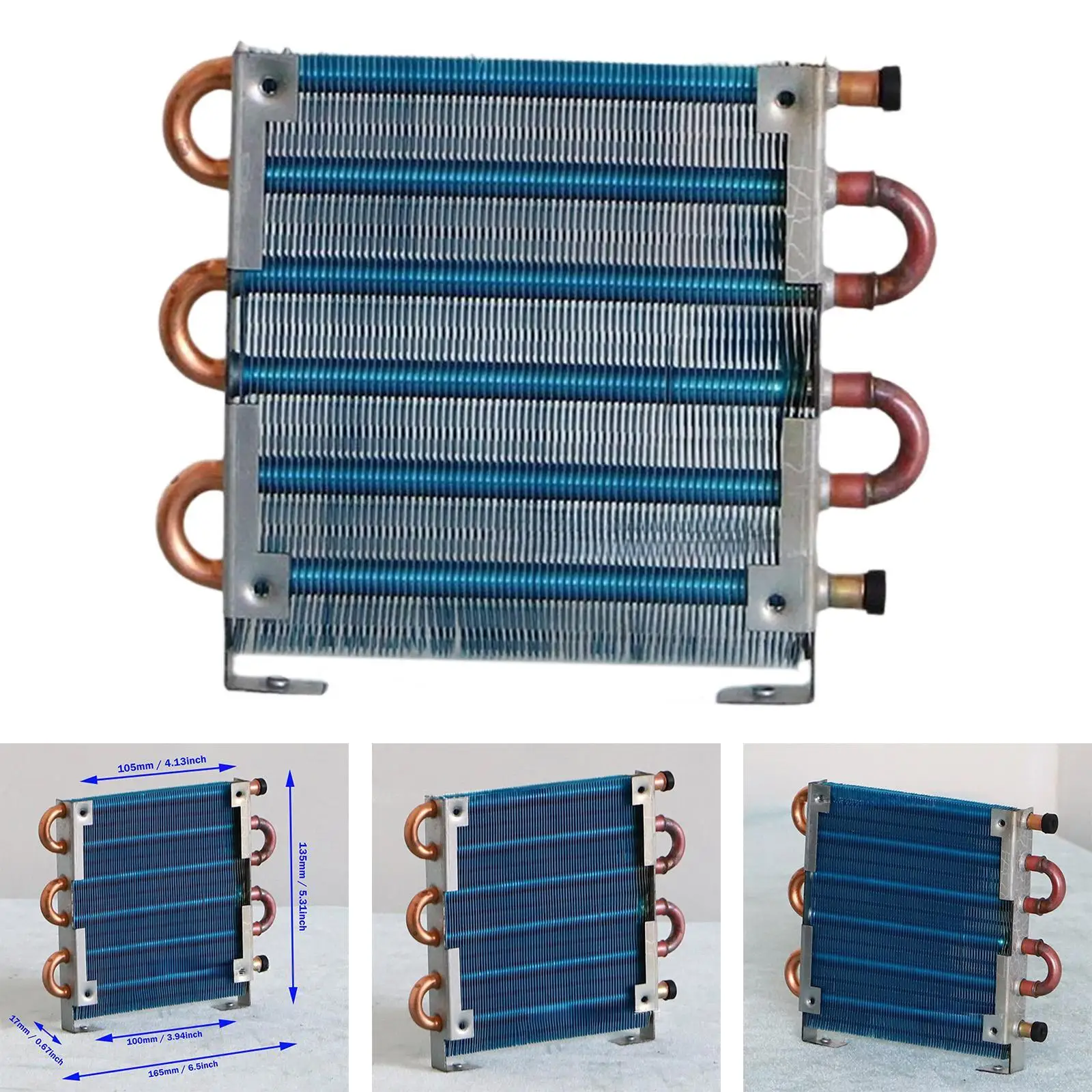 Refrigerator Condenser Metal Aluminum Fin Compact Cooling Radiator Universal Air Condenser Coil for Freezer Replacement