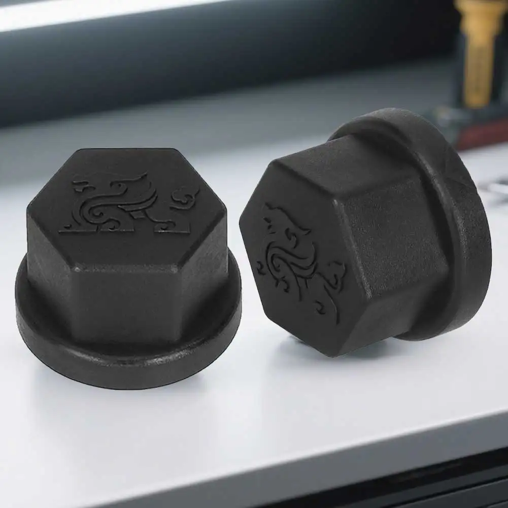 2 قطعة عمود المحرك الجوز البلاستيك حامي غطاء الروك رمح غطاء الزخرفية حماية غطاء غبار لأجزاء Kukirin G2 الرئيسية #4