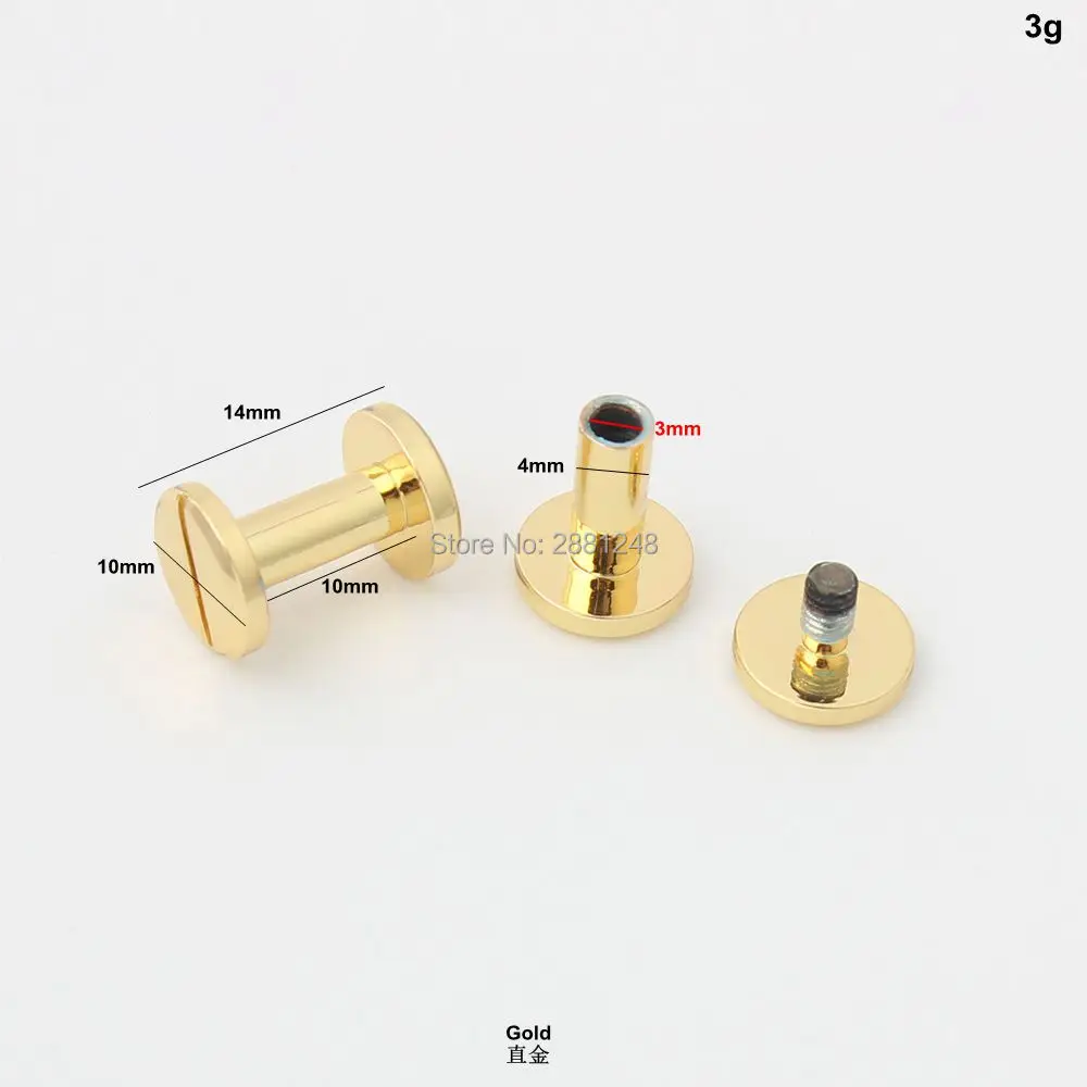 10-30-100pcs 10*10mm copper round flap head stud punk bags hardware rivet studs nail accessories screws nickel purse rivet
