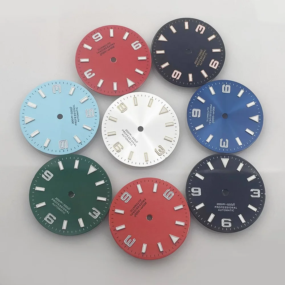 Customized 29mm Watch Dial Luminous NH35 Dial Fit for NH35 NH36 Movement 29mm Watch Faces Dial