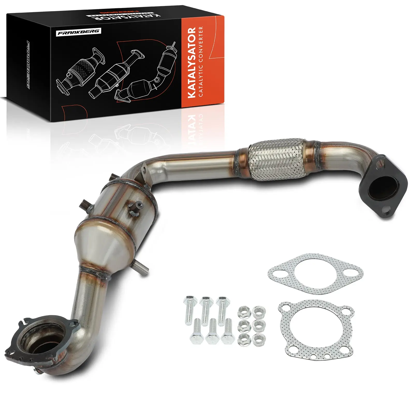 Frankenberg 1x katalysator voor Ford C-Max II 12-15, Focus III, Grand C-Max, Mondeo V, 1.0L; onderdeelnummers 1766306, 1790029, 1843288, CM515E211CF, 1930046