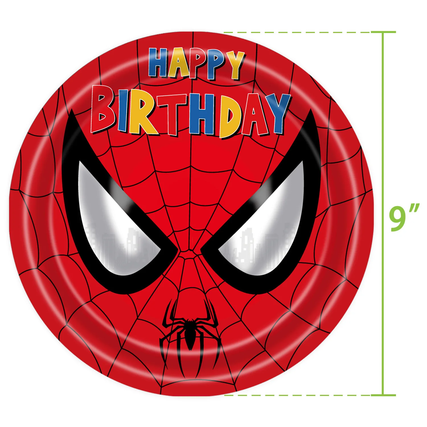 Marvel Heroes SpiderMan Anime suministros de decoración de fiesta, vajilla, bandera, tirar de fondo, tela de látex, globos de película de aluminio