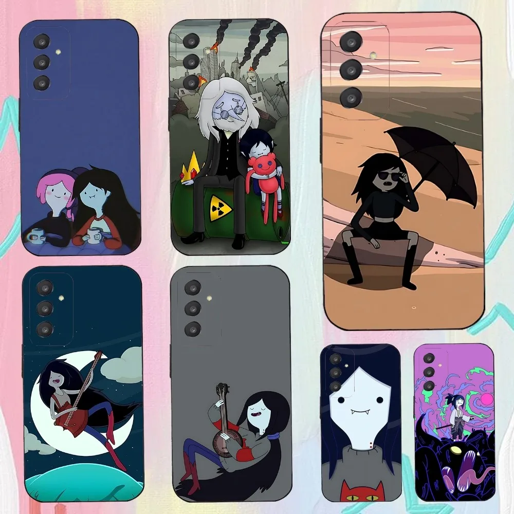 A-Adventure Time M-Marceline Phone Case For Samsung Galaxy A52 A12 A51 S21 Edge S22ULTRA S23 S20LITE Plus Ultra Black Cover