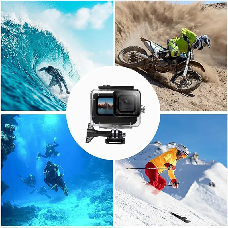 حافظة قبضة يد عائمة مقاومة للماء لبطل GoPro ، الغوص تحت الماء ، الغطس ، الغوص العميق ، 12 ، 11 ، 10 ، 9 ، يدعم 40 متر ، 131 قدم