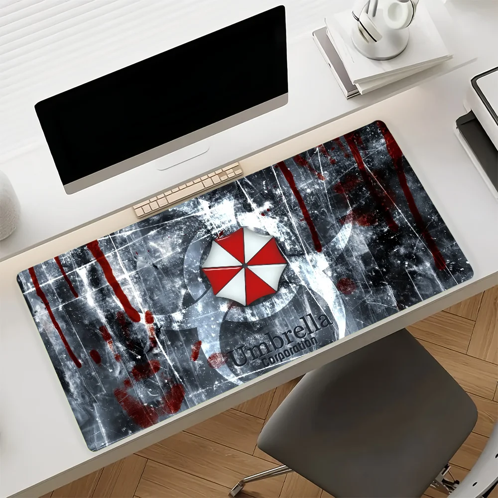 U-Umbrella Corporation Mouse Pad Large Non-Slip Waterproof Mat Stitched Edge Keyboard Pad for Gaming Daily Office
