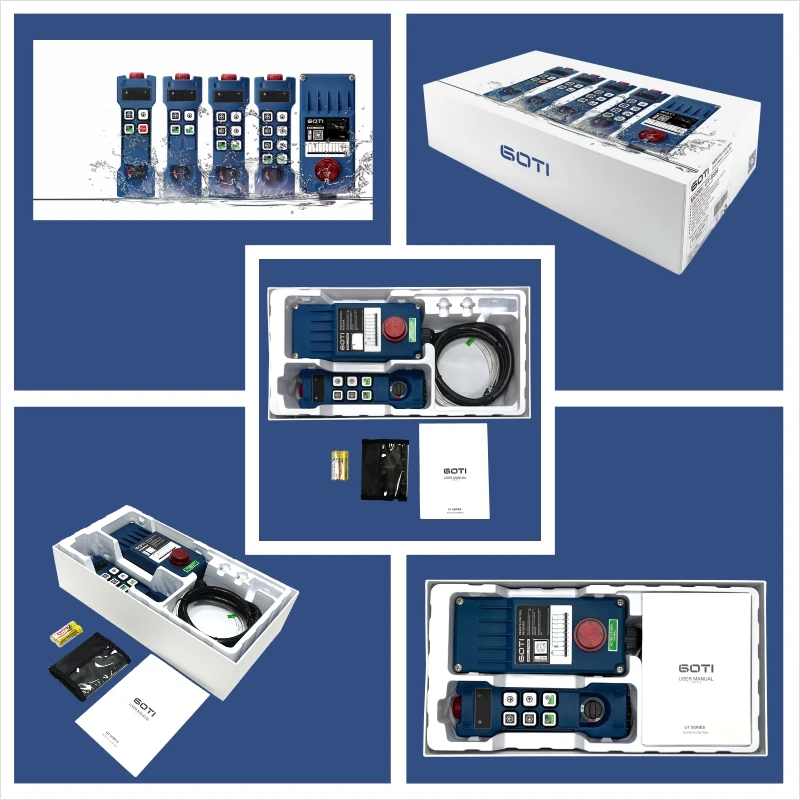 Imagem -05 - Interruptor de Controle Remoto sem Fio Industrial da Grua Guindaste Canais Substituir Uting F21-e1b F21-e1 Telecontrol Gt-rs06