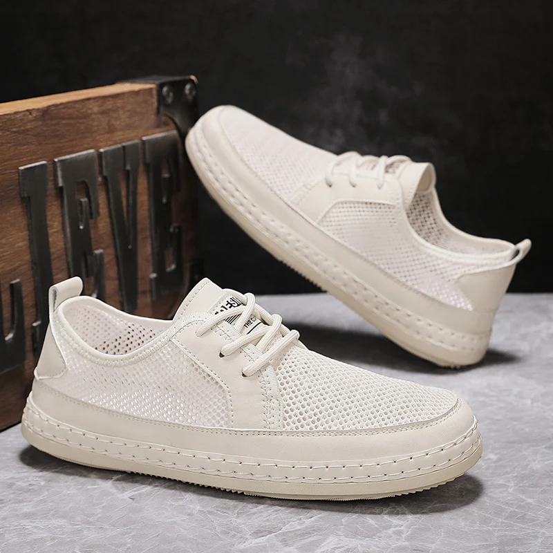 

Men Summer Canvas Shoes Breathable Comfortable Casual Shoes Outdoor Walking Sneakers Loafers for Men Vulcanized Footwear