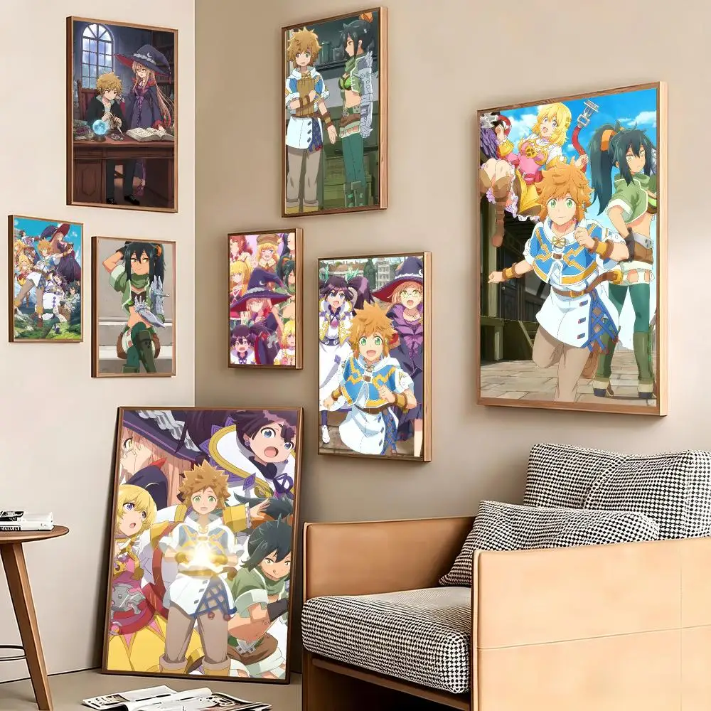 Fantasy Anime Last Dungeon Poster Pegatina artistica HD autoadhesiva impermeable para salon dormitorio