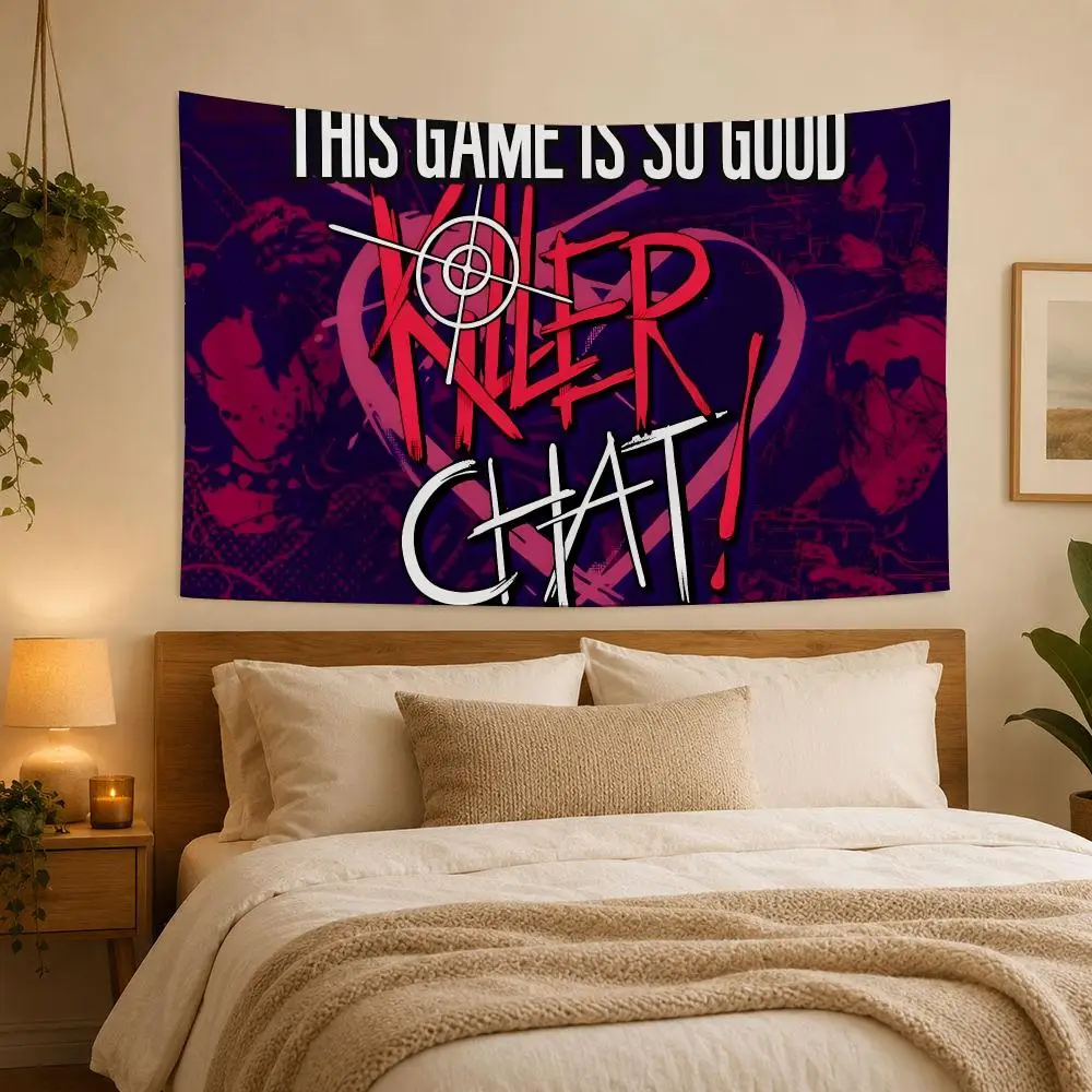 Killer Chat! - Expanded Edition Tapestry House Bedroom Living Bar Garden Microfiber Decoration Background