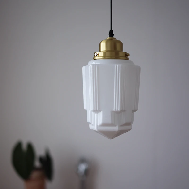

Vintage Brass Glass Chandelier LED Living Room Dining Room Kitchen Island Bedroom Bedside Lighting Modern Home Decoration