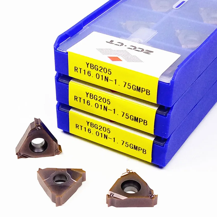 

RT16.01N-1.75GMPB YBG205/RT16.01W-1.75GMPB YBG205 ZCC.CT CNC blade carbide inserts Thread inserts 10pcs/box