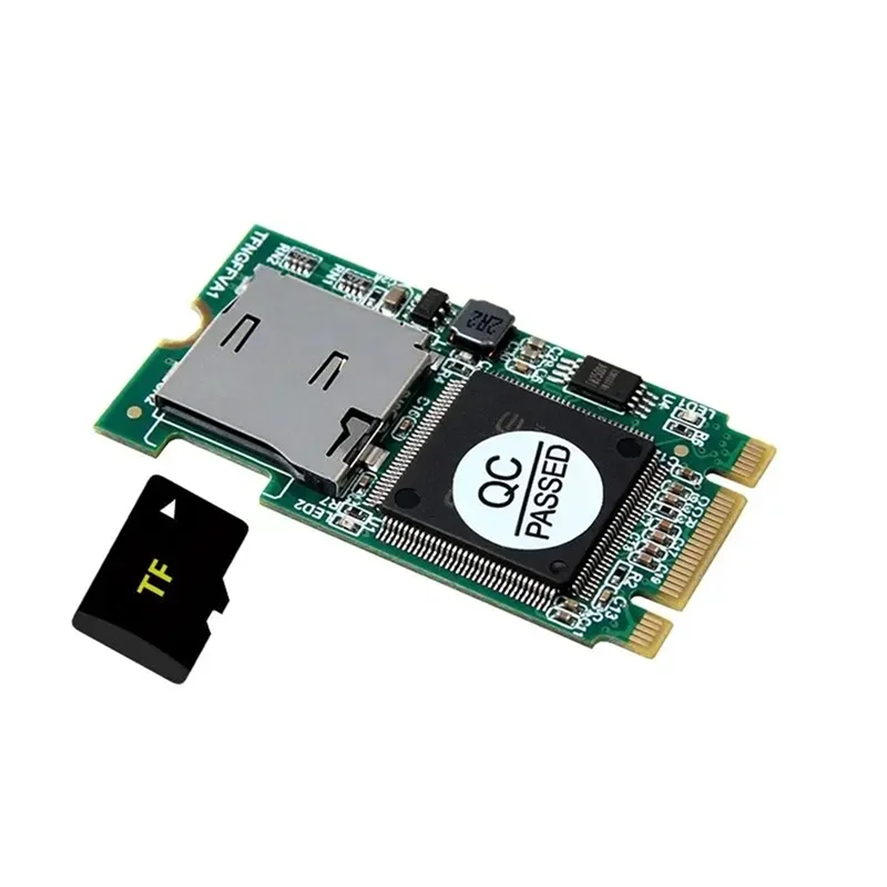 Goed gemaakt voor M.2 Micro-SD-kaartlezer Micro-SD SDHC SDXC TF naar M2 B Key T-Flash-adapter voor PC M.2 NGFF SSD Ondersteuning 512 GB
