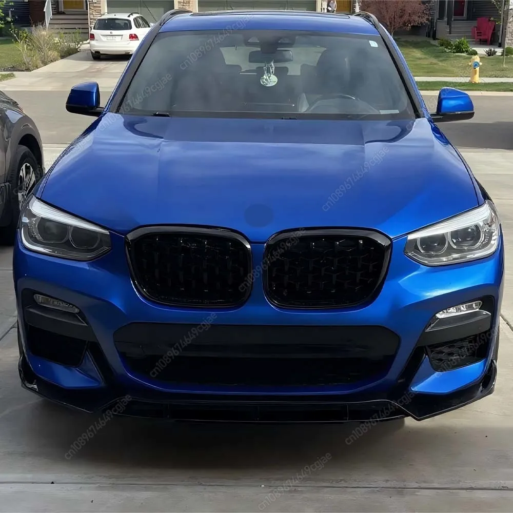 

Автомобильные передние решетки для почек, сменная решетка в стиле Meteor, решетка переднего бампера для BMW X3 G01 X4 G02 2017-2021, алмазные решетки