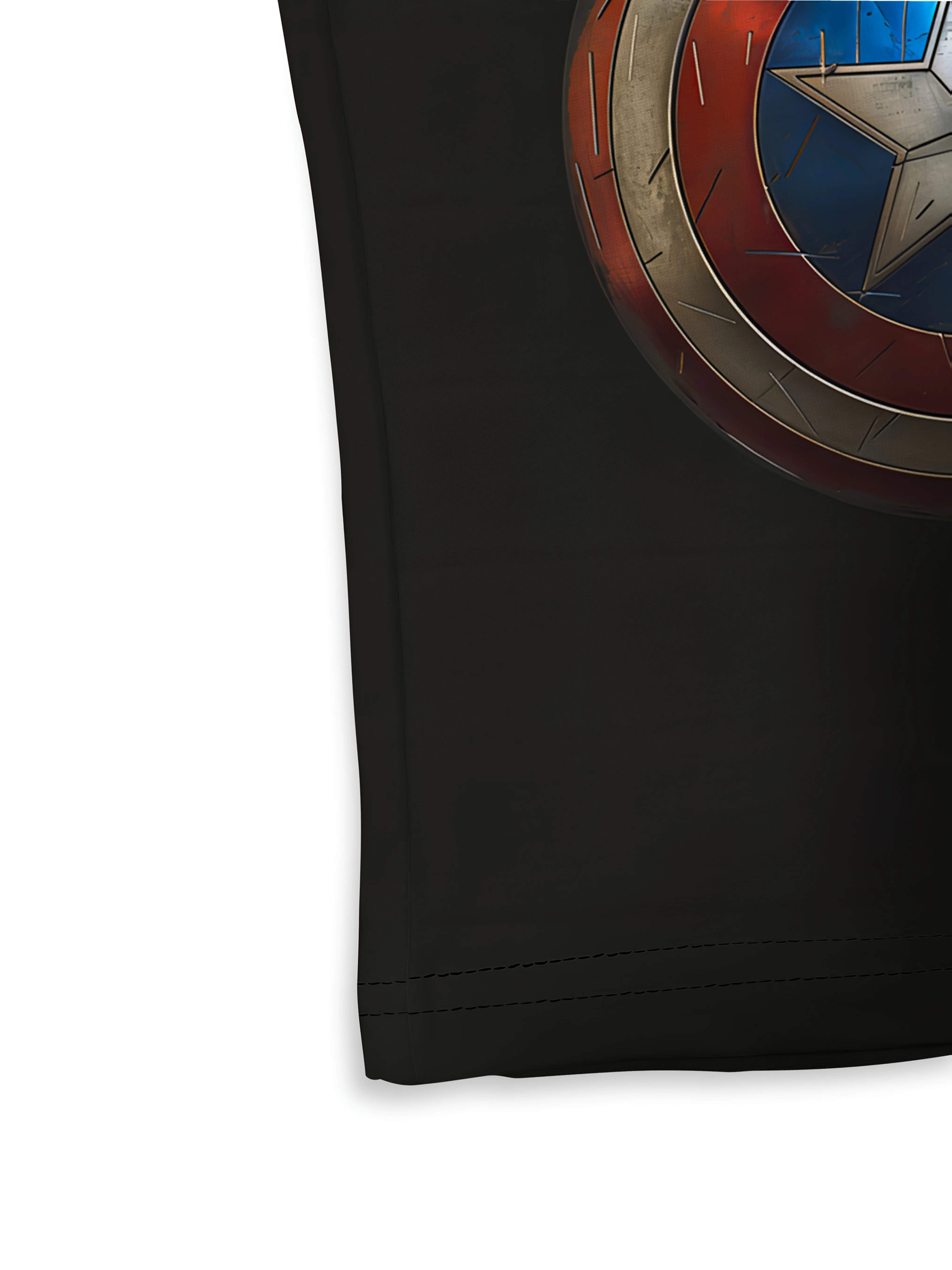 تي شيرت Marvel Men قصير الأكمام للبطل الخارق تي شيرت كابتن أمريكا المنتقم