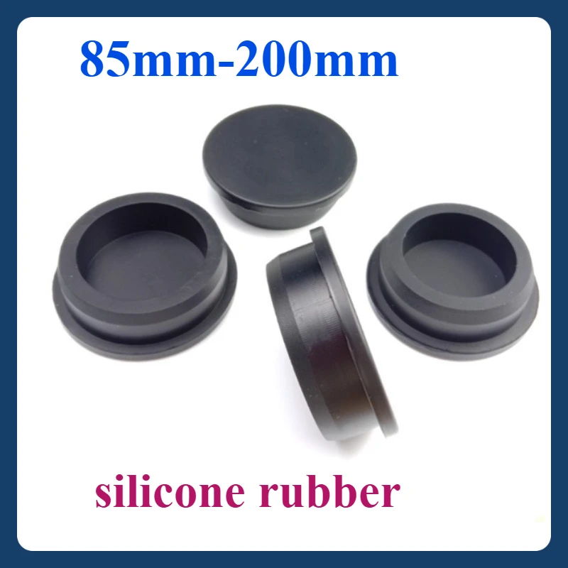 

85mm-200mm Inner Hole Circular Silicone Rubber Plug Dust Plug High Temperature Resistant Hollow