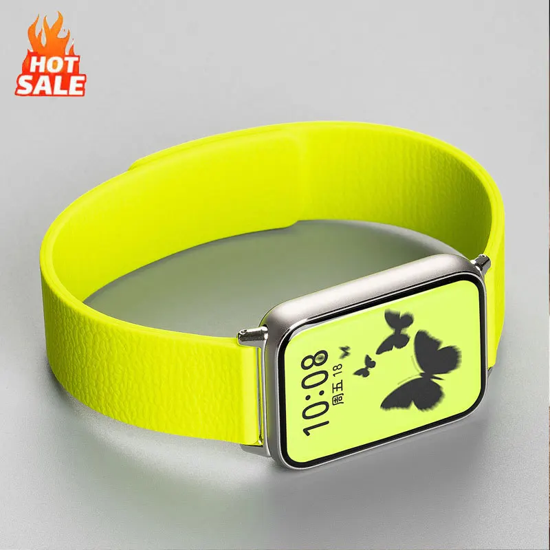 Magnetschlaufe für Redmi 6 5 4 Armband Silikon Sport Ersatzgürtel Armband Correa Mi Band 8Pro 9Pro Band
