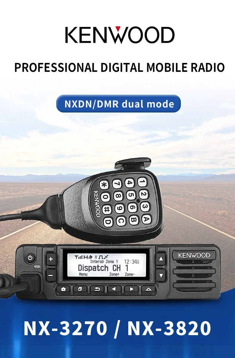 UHF NX-3820 DMR NXDN 50W كينوود Vhf قاعدة راديو قاعدة رقمية راديو المحمول مركبة شنت سيارة لاسلكي تخاطب