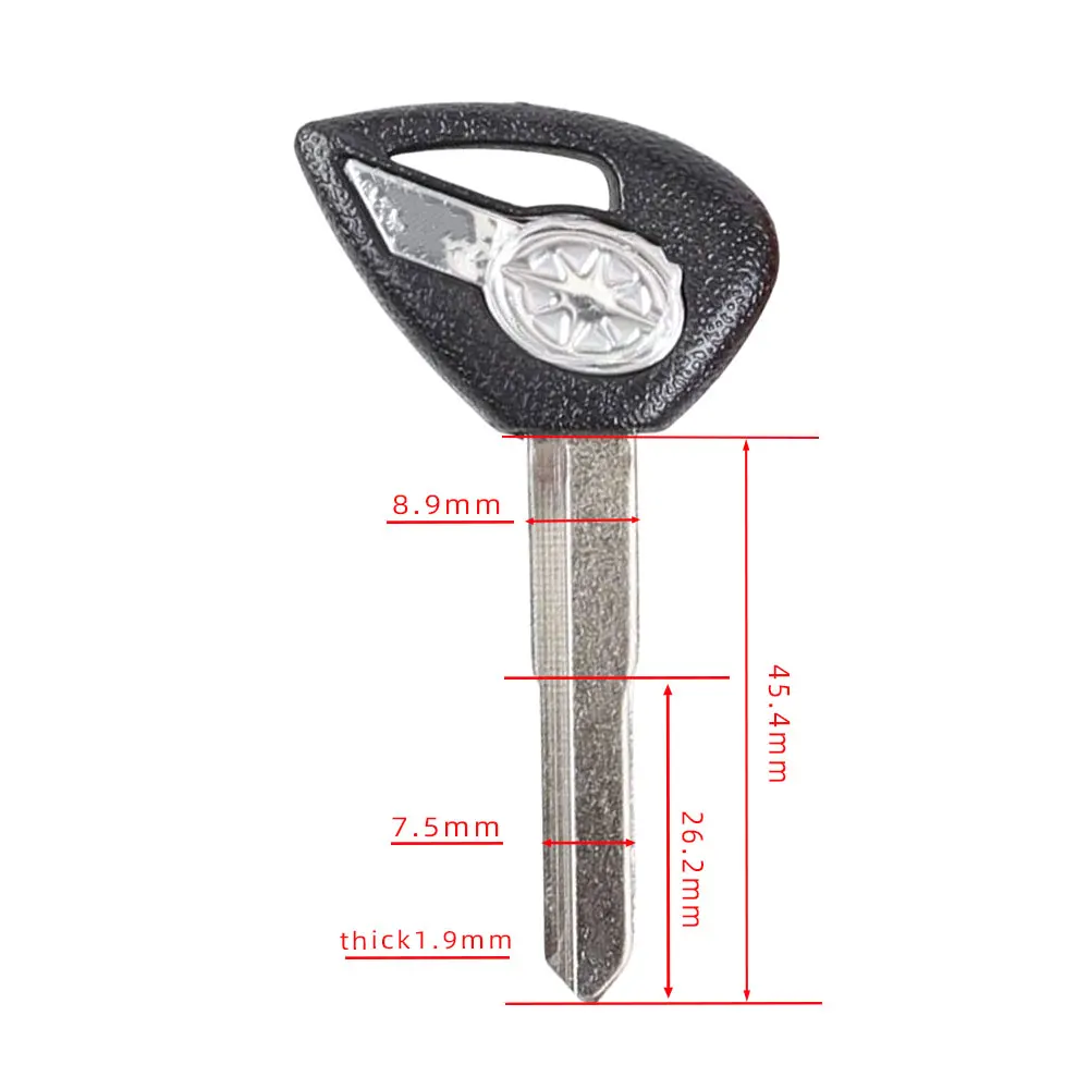1Pcs Blank Key Replace Uncut Keys For Dragstar V-Star DS400 DS650 DS1100 XVS400 XVS650 XV1900 XVS1300 XVS950 XV1700 view 2