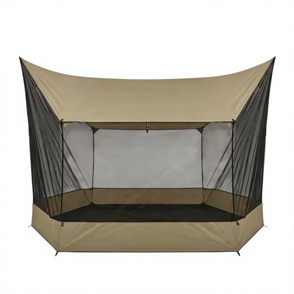2-in-1 Canopy Mesh Tent, Ultralight 1.8kg Portable Sunshade Shelter, Professional Waterproof Gear