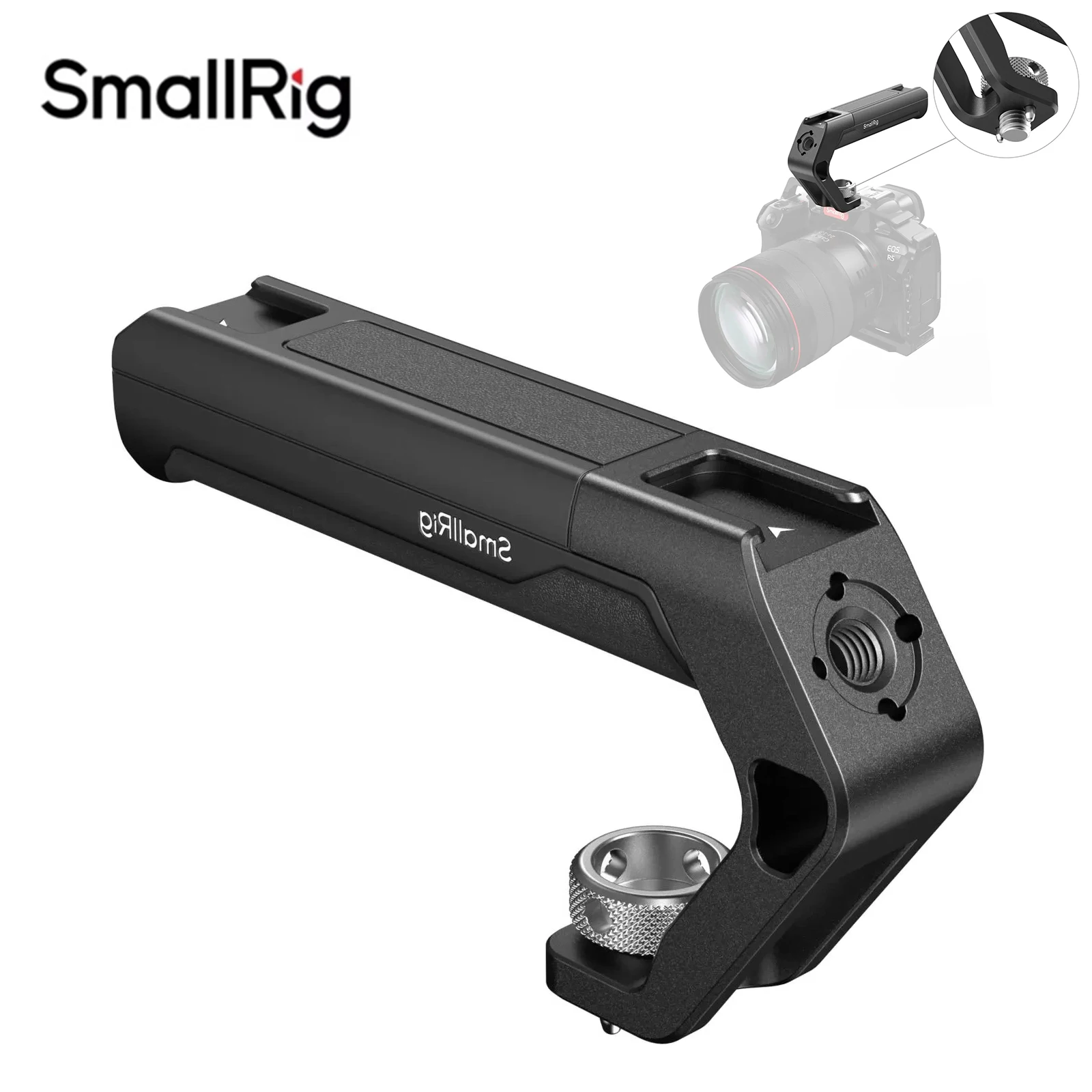 

SmallRig Универсальная крошечная верхняя ручка ARRI с холодным башмаком, 113 г, легкая ручка для DSLR, SONY, клетка для камеры Nikon