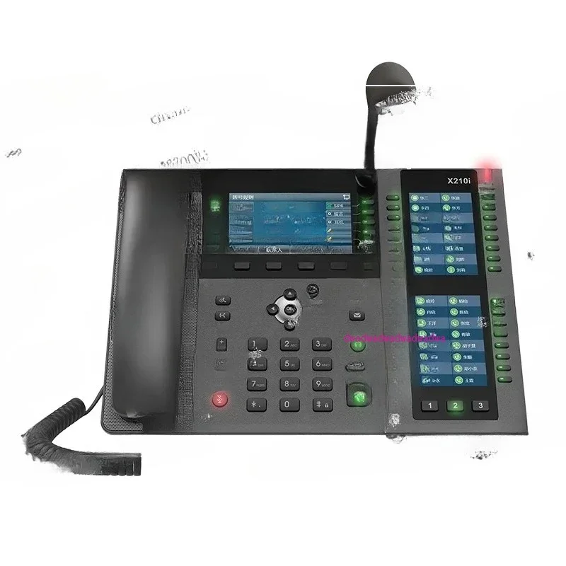 X210i high-end enterprise high-quality IP phone with 20 SIP lines POE